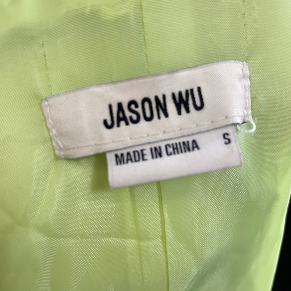 Jason Wu Linen Blend Open Front Blazer Jacket Siz… - image 8